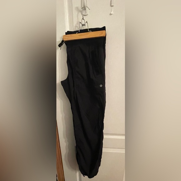 Black Lululemon unlined dance studio mid rise full length pants - Picture 5 of 9